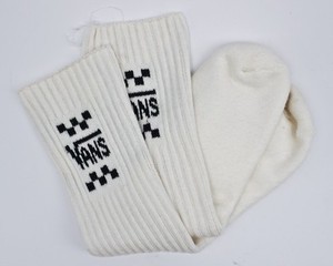 VANS SHOES Skateboard BMX Athletic Mens Crew Socks Used Skate Checker