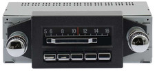 1967-73 Ford Mustang Slidebar Radio Amfm Bluetooth Usb 300 Watt Custom Stereo