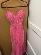 Jovani Hot Pink Dress In A Size 6