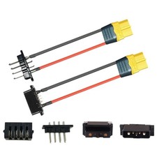 E-Bike Discharge Connector 4 PIN 5 PIN For Hailong Battery Case Male/Female Plug