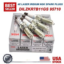 4 New Oem Laser Iridium Ngk Spark Plugs Dilzkr7b11gs 95710