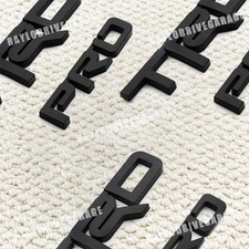 3PCS Black TR PRO Emblem Badge Decal Sticker For 4Runner Tacoma Tundra Blackout