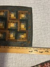 Handmade Fold & Stuff Log Cabin Quilt Table Mat, Lori Walker, Reva, Madison, VA — photo 2