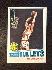 1977-78 TOPPS #128 MITCH KUPCHAK RC WASHINGTON BULLETS NM *Hot Corner Vintage* B