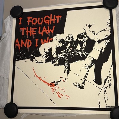 Authentic West Country Prince - Banksy - I Fought The Law /500