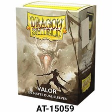Dragon Shield Sleeves: Standard Dual Matte - Valor 100CT