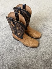 Ariat Mens Dagger Antique Saddle Square Toe B...