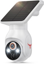 1080p Security Camera Wireless with Solar Panel, Smart AI Human Detection, 2-Way