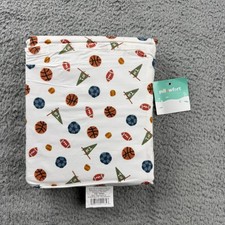 Pillowfort Toddler Sheet Set Multi Boy Sport Cotton Sports Print Toddler Bed