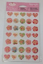 Vintage Strawberry Shortcake Puffy Stickers New Sealed 2005 Y2K Scrapbooking