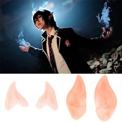 Hot Latex Prosthetic Fairy Pixie Elf Ear Halloween Costume Cosplay Stage Props,