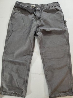 Carhartt Relaxed Fit Straight Leg Work Men's Jeans  Size 42x30 Gray RN#14806