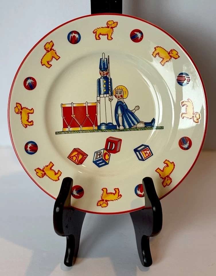 Tiffany & Co Tiffany Toys Child Plate Cup Bowl Drummer 3Pc Set Baby shower Gift - Bild 3 von 4