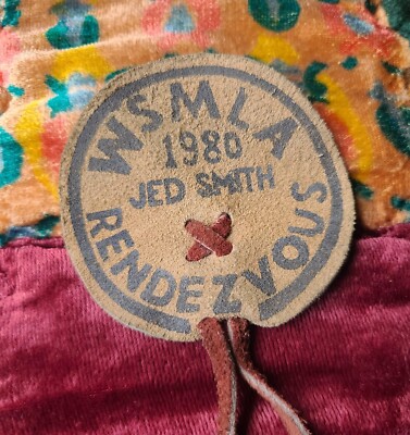 VTG 1980 Jed Jedediah Smith Rendezvous WSMLA  Muzzle Loaders Association Patch
