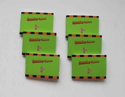 Libro de registro de geocaching micro, 80 páginas 6 unidades, cuadernos de registro