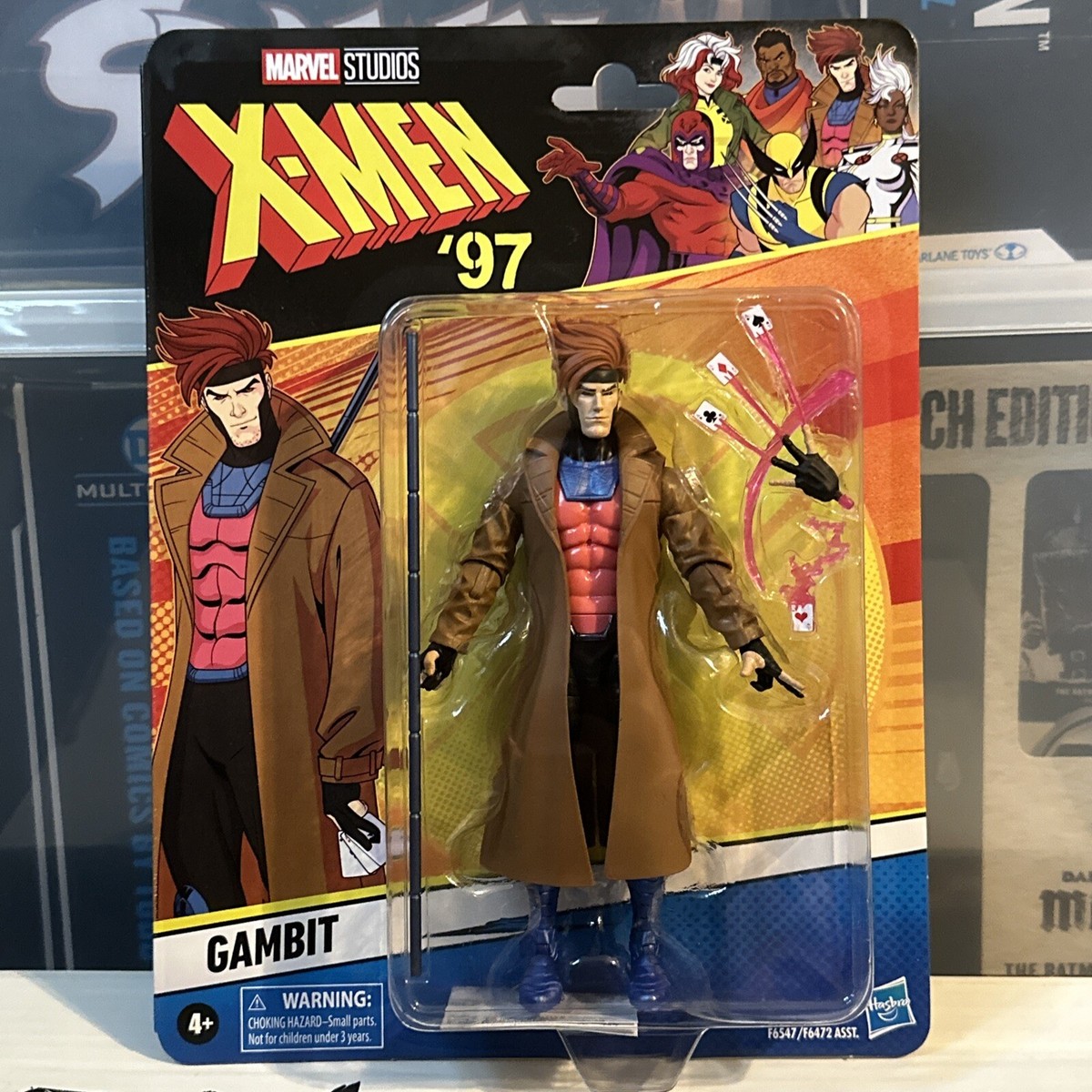 X-Men '97 Gambit フィギュア X-MEN '97 Animated Series Gambit Action Figure w/ Staff