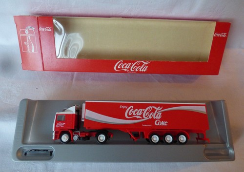 Albedo H0 1:87- 4001? Volvo F12 Kühkoffer-SZ "Enjoy Coca-Cola" OVP - 第 1/1 張圖片