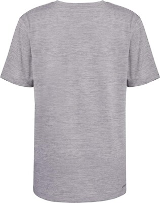 Tシャツ・カットソー AEAE ATHLETE STRIPE HALF TSHIRTS MELANGE GREY AE45SWTS009MNG adidas Boys' Moisture-Wicking Athletic T-Shirt Color Medium