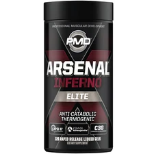 PMD Sports Arsenal X Inferno-Superior Fast-Acting Thermogenic 120 Liquid Gels