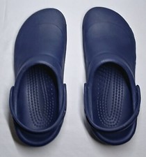 Crocs At Work Bistro Closed Toe Blue Clogs Size Women s 7 Men s 5