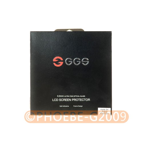 GGS IV 0.3mm Self-Adhesive Glass LARMOR Screen Protector GGS4 for Canon 70D - Picture 2 of 3