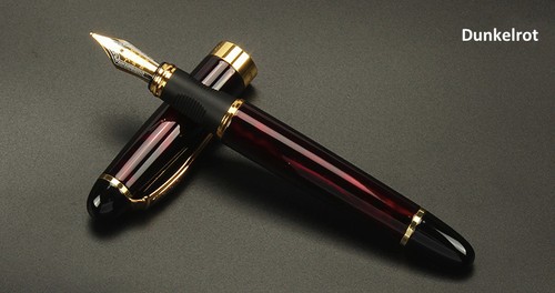 Jinhao 85 Füllfederhalter – Extrafeine Feder 0,38 Mm, Rosenholz & Metall