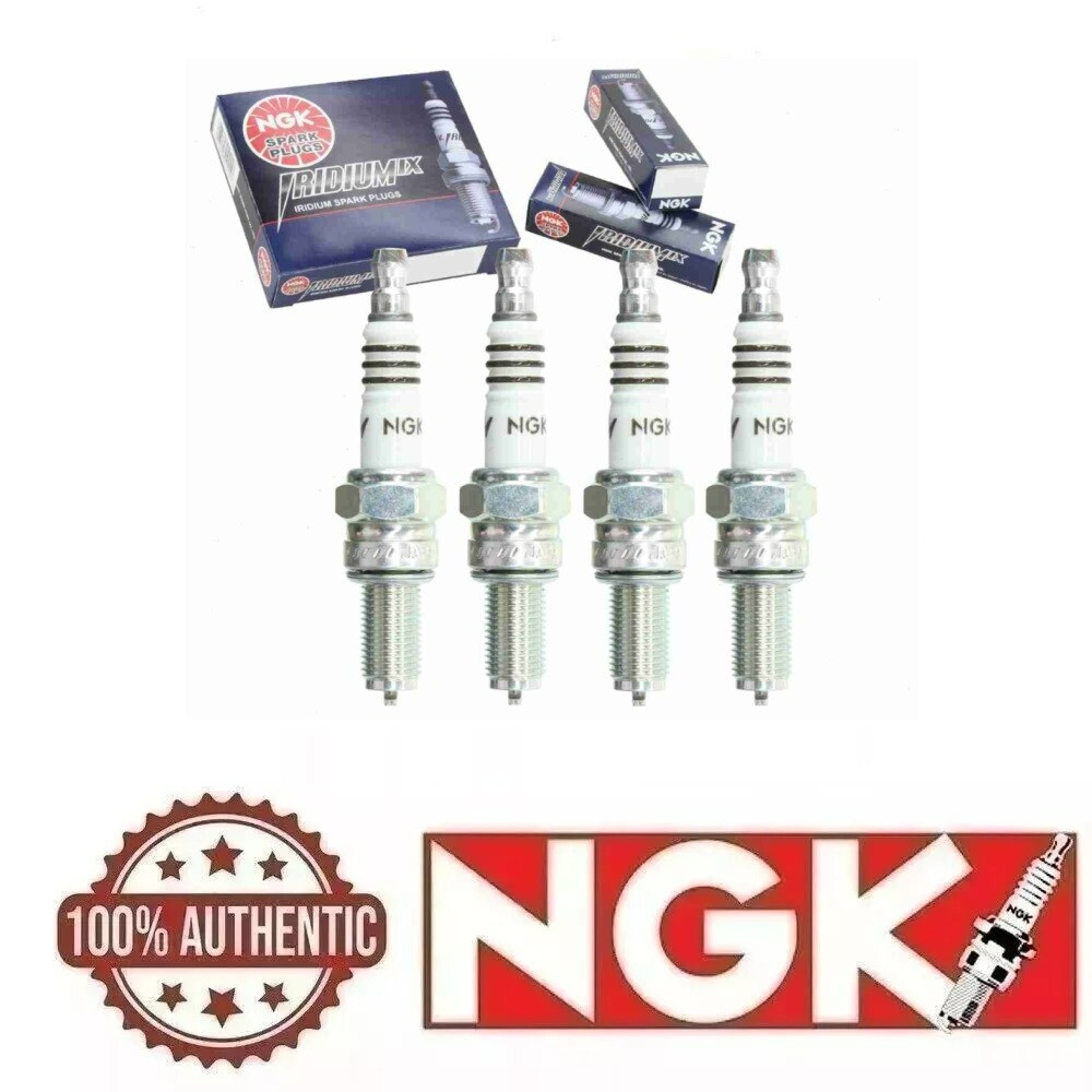 4Pc CR9EIX NGK Iridium IX Spark Plug For SUZUKI GSXR Motorcycle Tune Up Kit 3521