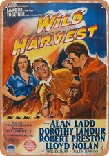 METAL SIGN - Wild Harvest (1947) - Vintage Look