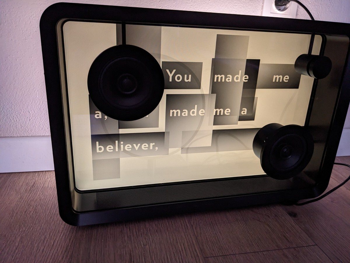 スピーカー・ウーファー COTODAMA Lyric Speaker CanvasCOTODAMA COTODAMA Lyric Speaker Box – Limited Edt