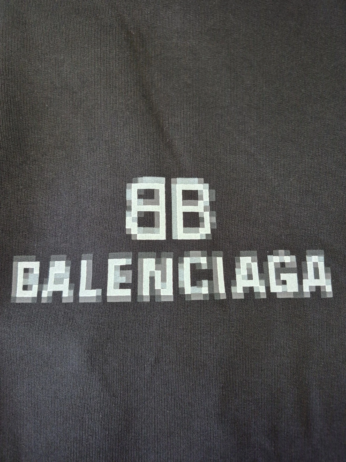 BALENCIAGA Felpa con Cappuccio Pullover Oversize Nero Taglia L 100% Cotone