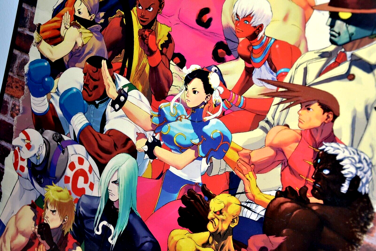 Street Fighter III 3 Third Strike - Promotional B2 poster PS2
