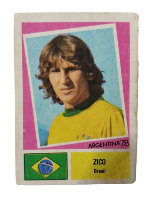 1978 FIFA World Cup Zico Rookie Card Crack Argentina Not Panini