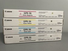 Canon GPR-36 Toner Cartridge Set Black Cyan Magenta Yellow