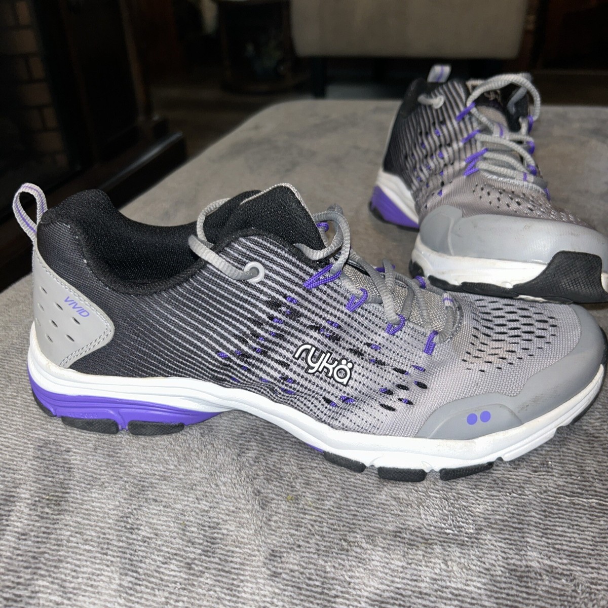 Ryka Women's, Vivid RZX Sneaker Sz 11 Black Purple | eBay