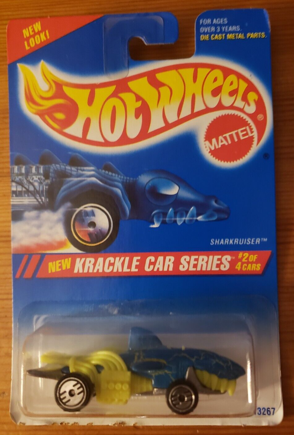1995 Hot Wheels - Krackle Car Series - #280 - Sharkruiser - #2/4 - 13267