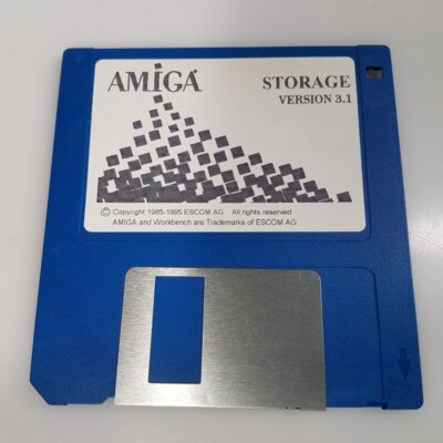 Escom, Amiga Storage Version 3.1 1994 für Amiga 1200/4000 Retro Software