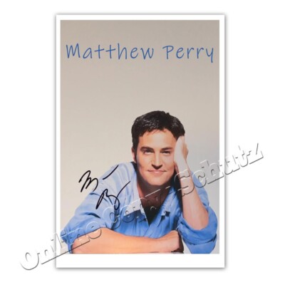 Matthew Perry  (1969 2023)  Friends (TV Series) +   Autogrammfoto    (AK2)