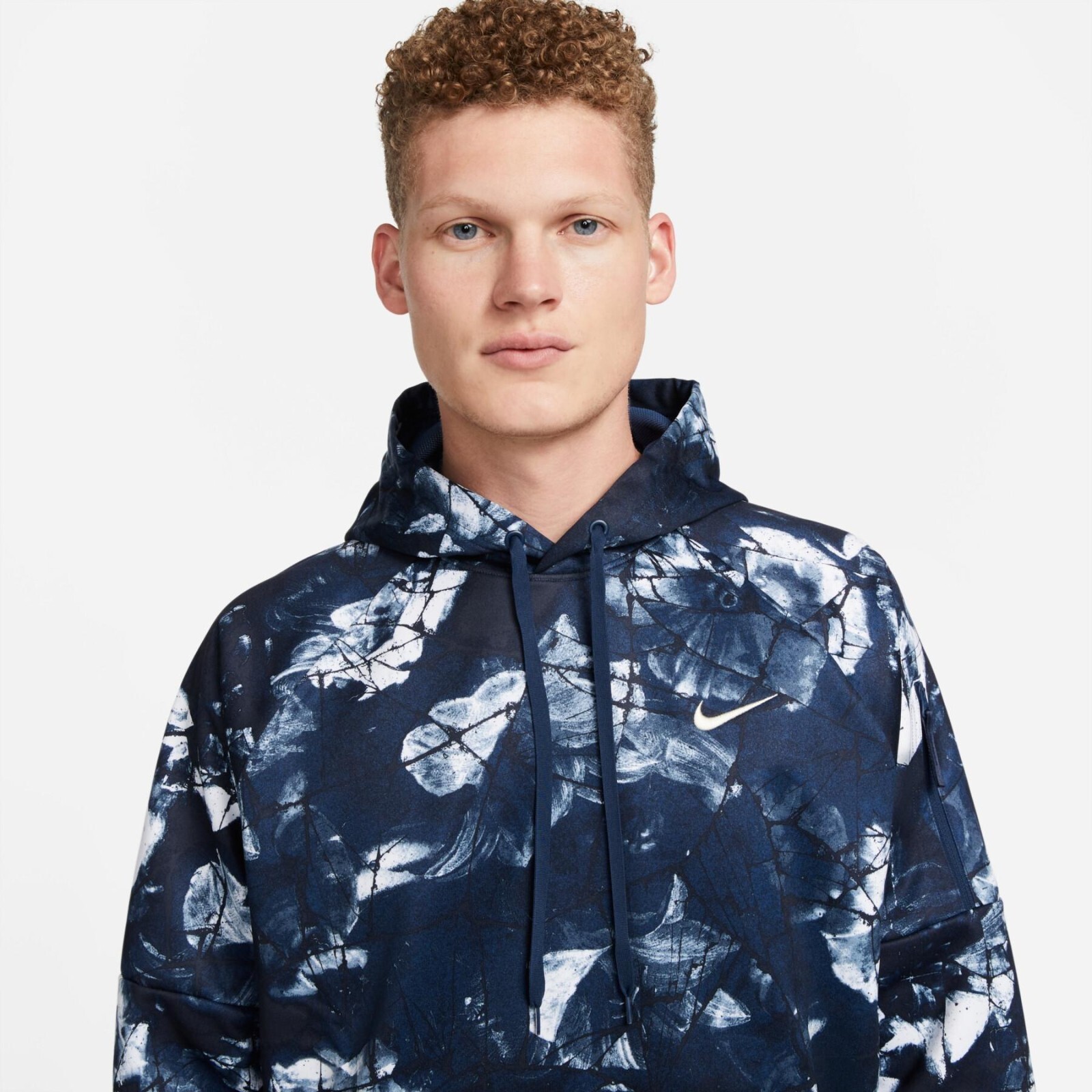 Nike Therma FIT Mens Fitness Training Pullover Hoodie Navy Blue L XL 2XL eBay