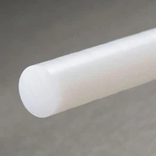 UHMW Natural Rod Stock, Various Diameters - 12" Long - LOWEST PRICE ON EBAY