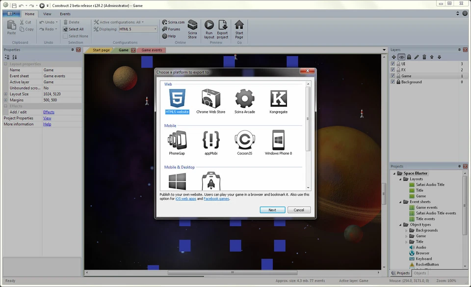 Construct 2 r280 alle Versionen und neueste Version Lizenz mit Ihrem Namen lebenslang - Bild 3 von 3