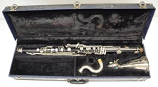 VITO 7166 BASS CLARINET, USA MODEL, BROKEN - PARTS OR PROJECTS 