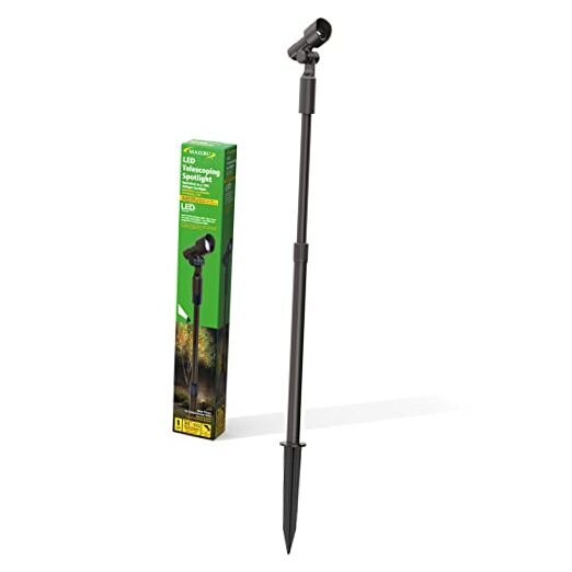 Malibu Low Voltage LED Telescoping Spotlight Wall Light 22.5IN x 1.2IN x 2.9IN