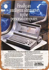 METAL SIGN - 1989 Smith Corona Laptop Word Processor -- Vintage Look