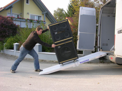 Auffahrrampe, Verladesteg 3500x1000mm Superleicht, Alu, Tragkraft: 500kg