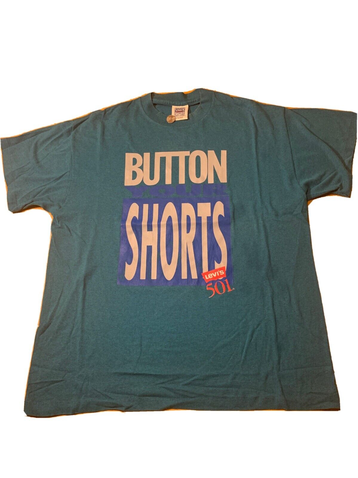 Vintage 90s Levi’s 501 Button Your Shorts Single … - image 1