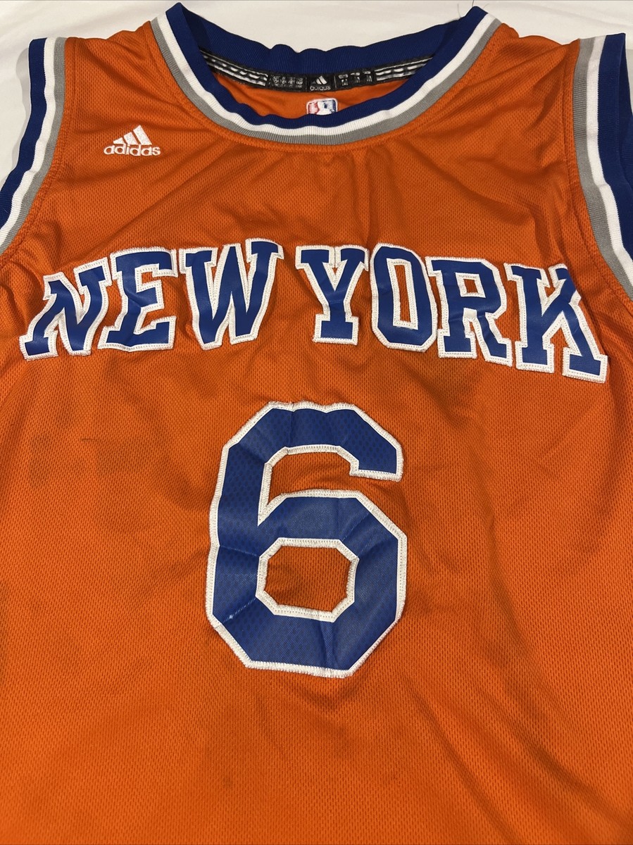 Adidas New York Knicks Kristaps Porzingis Orange NBA Team Swingman