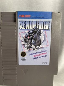 Xenophobe NES Nintendo 1985 Tested Working By Sunsoft Games with Nintendo Sleeve
