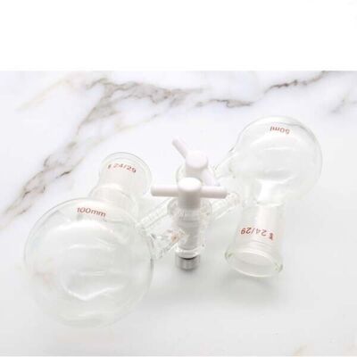 Flacon En PTFE Pour Laboratoire Schlenk - Capacités De 10 à 1000 Ml - Neuf