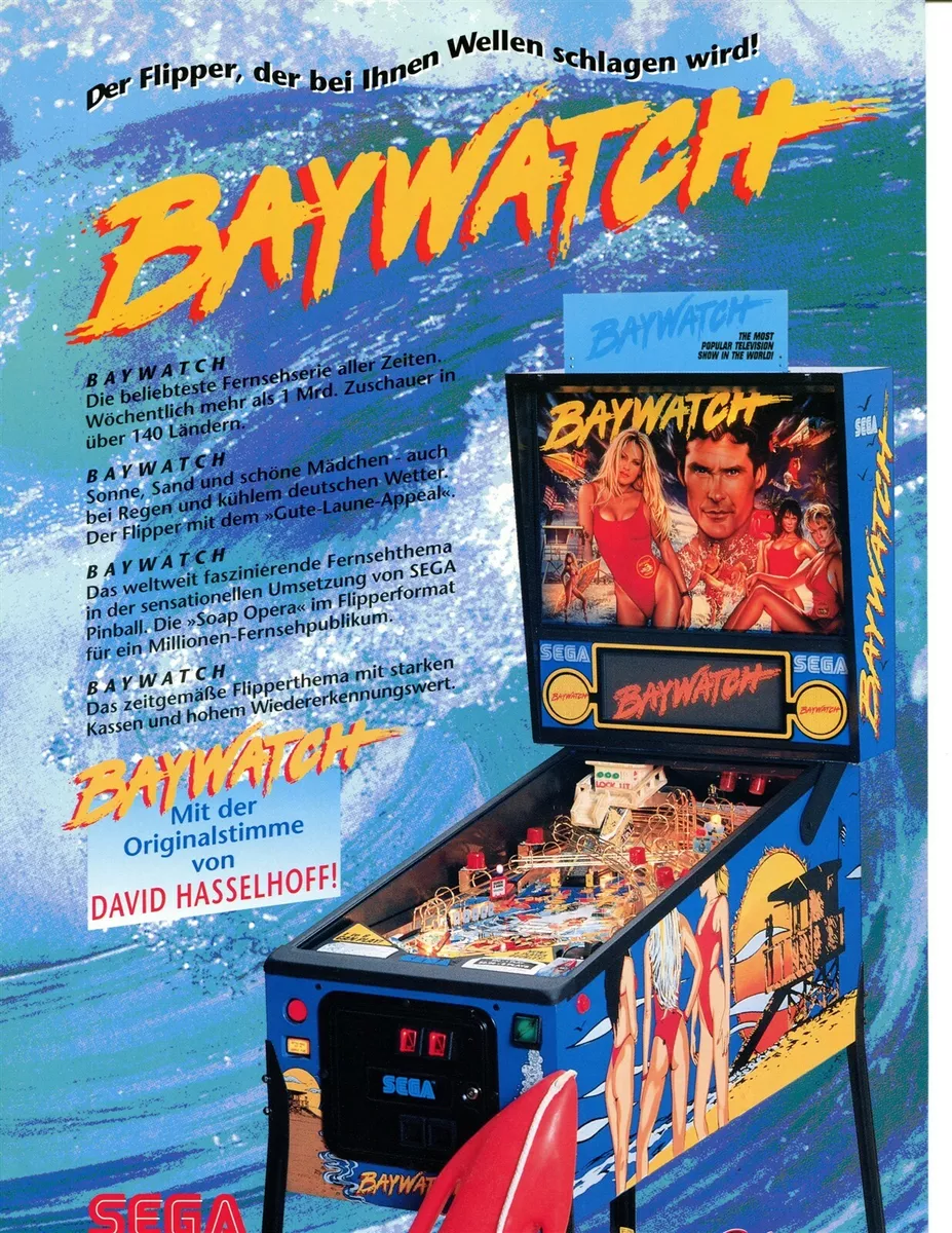 Baywatch Pinball Machine