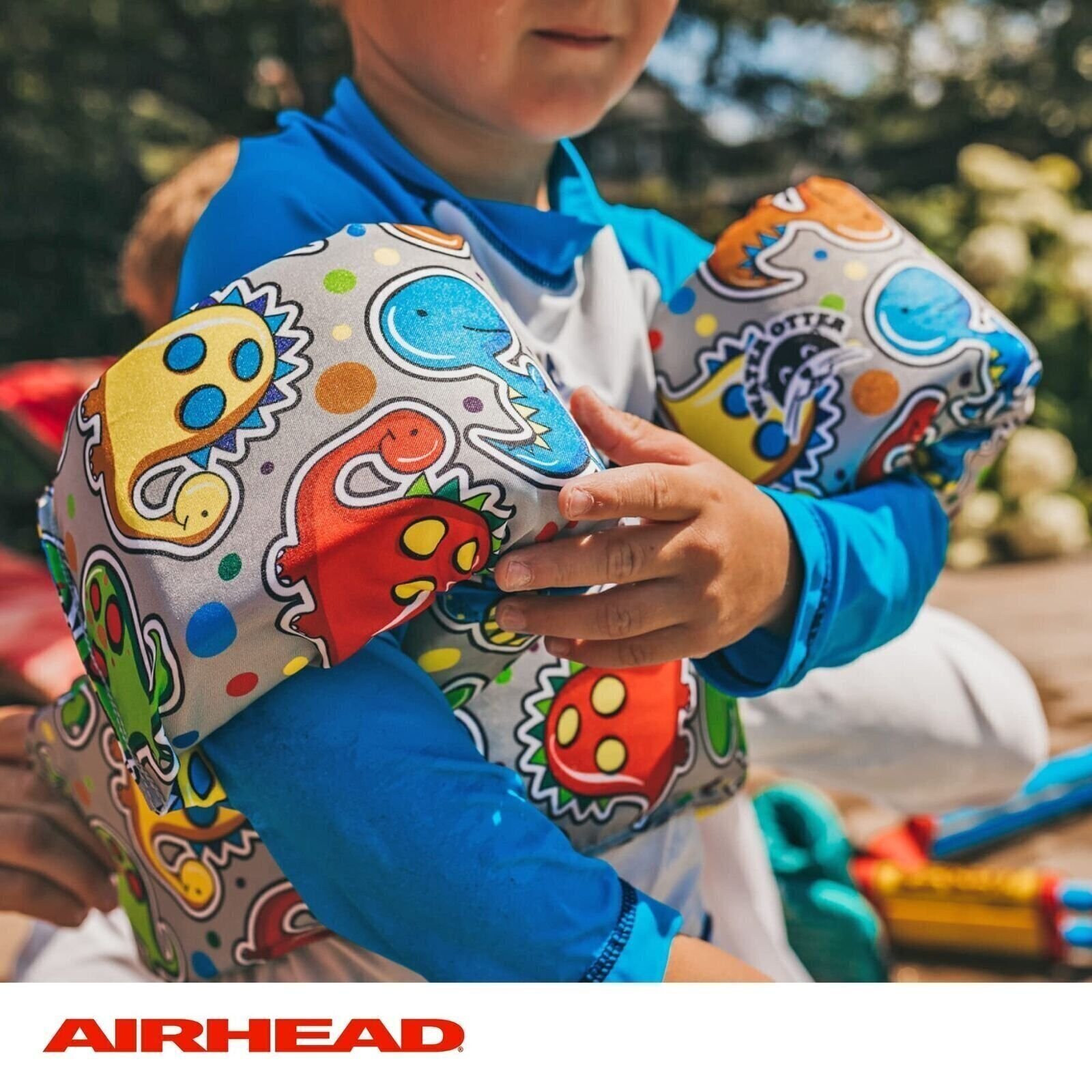 AIRHEAD Water Otter Premium Life Jacket, Flotation Devices for Kids, Dino